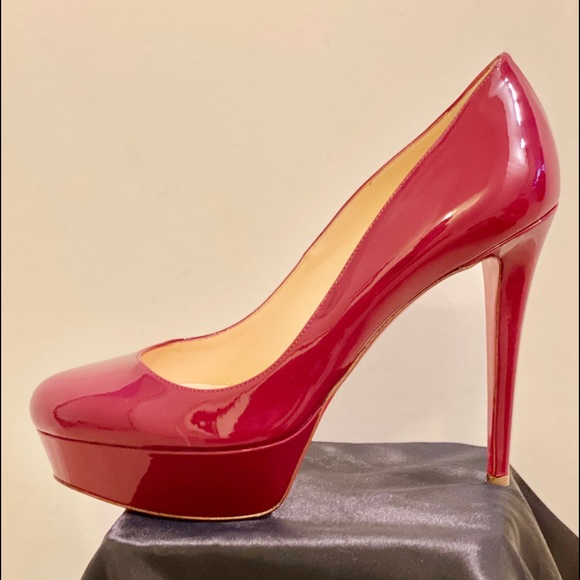 Christian Louboutin Red Bianca Patent Leather - Picture 3 of 8